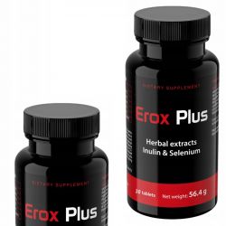 Erox Plus poprawa potencji erekcji i wzwodu większa wytrzymałość intensywne doznania zwiększenie libido 30 kapsułek