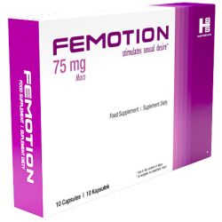 Femotion suplement dla kobiet zwiększający libido rozkosz mocny orgazm większa rozkosz poprawa doznań 10 kapsułek