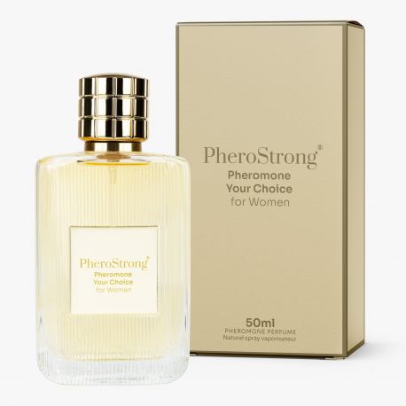 PheroStrong Your Choice Damskie perfumy z feromonami i nutą mango Mocny afrodyzjak podkreślający kobiecą zmysłowość 50ml