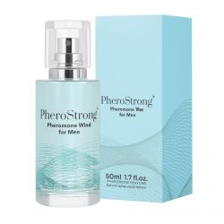PheroStrong Wind Męskie perfumy z feromonami które uwodzą zmysły emanują świeżością 50ml
