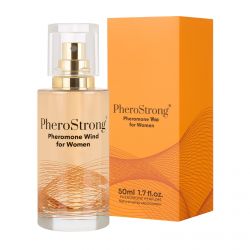 PheroStrong Wind trwałe damskie perfumy z feromonami o świeżym zmysłowym i uwodzicielskim charakterze 50ml