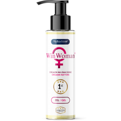 WinWoman żel lubrykant wzmacniający orgazm libido poprawiający komfort i przyjemność potęgujący doznania i intensywność 150 ml
