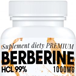 Berberyna HCL 99% + Kurkuma suplement diety 60 kapsułek