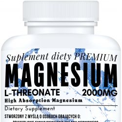 2000MG MAGNEZ L-THREONATE suplement diety 90 kapsułek