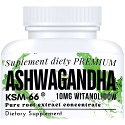 Ashwagandha KSM-66 1000mg 120 kapsułek Naturalne wsparcie antystresowe i regeneracyjne