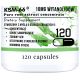 Ashwagandha KSM-66 1000mg 120 kapsułek Naturalne wsparcie antystresowe i regeneracyjne