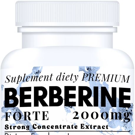 Berberine 1200mg 60 kapsułek Wsparcie cukru zdrowe jelita glukoza