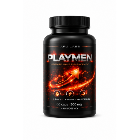 PLAYMEN APU LABS 60 KAPSUŁEK – WITALNOŚĆ, LIBIDO, POTENCJA, MĘSKA ENERGIA I TESTOSTERON