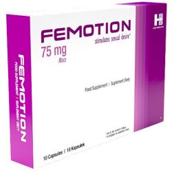 Femotion 10 kapsułek suplement dla kobiet zwiększający libido rozkosz mocny orgazm