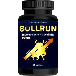 Bullrun Extra suplement wspomagający potencje erekcje wzwód większa wytrzymałość energia i pewność siebie 30 kapsułek