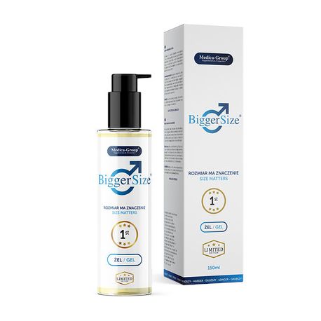 BiggerSize gel żel zwiększający rozmiar penisa powiększający 150ml
